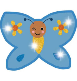 Mini Künstler Glitzerbilder zu m Ausschneiden