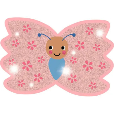 Mini Künstler Glitzerbilder zu m Ausschneiden