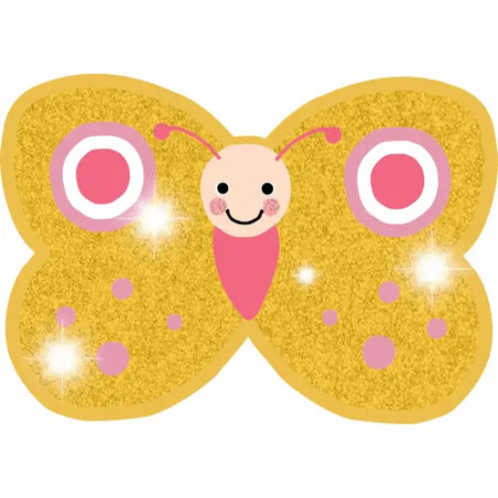 Mini Künstler Glitzerbilder zu m Ausschneiden