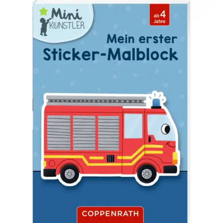 Mein erster Sticker-Malblock sortiert