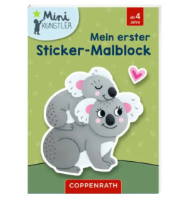 Mein erster Sticker-Malblock sortiert