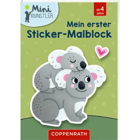 Mein erster Sticker-Malblock sortiert
