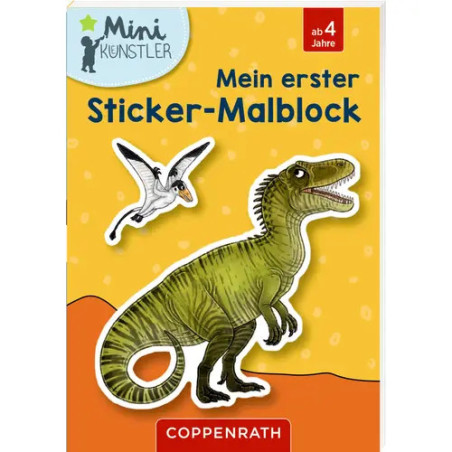 Mein erster Sticker-Malblock sortiert