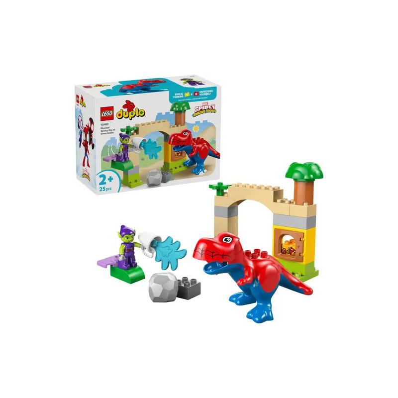 Duplo Spidey-Rex vs. Green Goblin