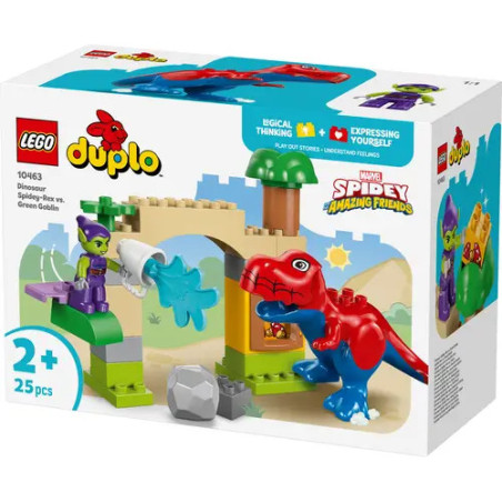 Duplo Spidey-Rex vs. Green Goblin
