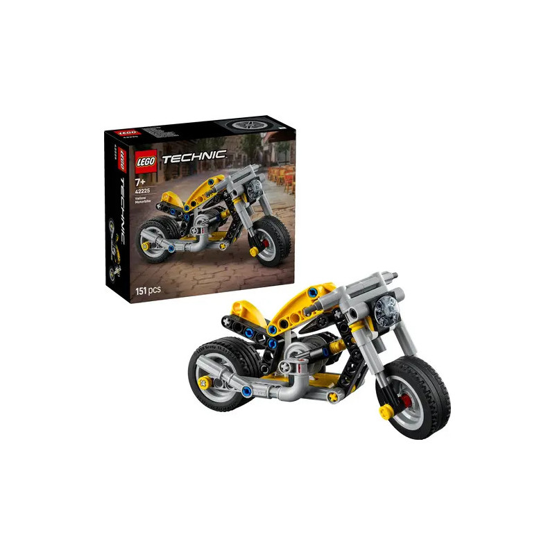 Technic Gelbes Motorrad