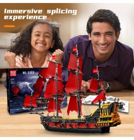 Mould King 13109 Queen Anna Red Piratenschiff