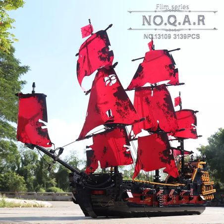 Mould King 13109 Queen Anna Red Piratenschiff