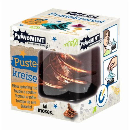moses. PhänoMINT Puste-Kreisel | Experimentierspielzeug Physik | Fördert Feinmotorik | Ab 6 Jahren