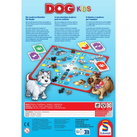 Schmidt Spiele DOG® Kids Brettspiel – Für Kinder ab 5 Jahren, ähnlich Mensch ärgere Dich nicht®