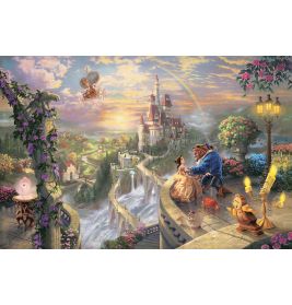 Schmidt Spiele Thomas Kinkade Disney Die Schöne und das Biest Puzzle 1000 Teile