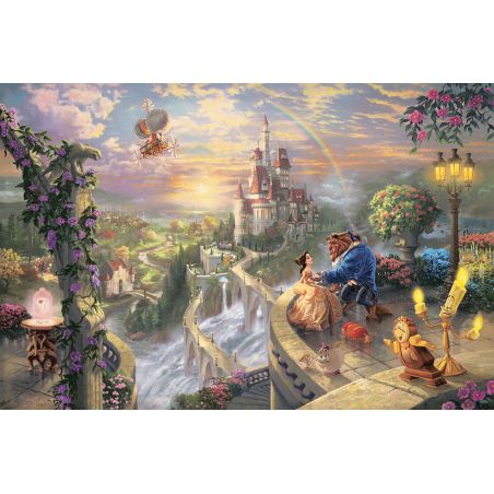 Schmidt Spiele Thomas Kinkade Disney Die Schöne und das Biest Puzzle 1000 Teile