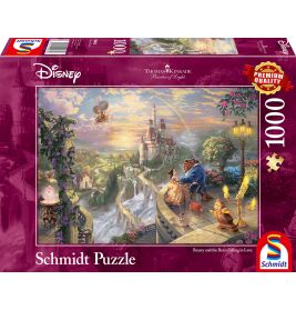 Schmidt Spiele Thomas Kinkade Disney Die Schöne und das Biest Puzzle 1000 Teile