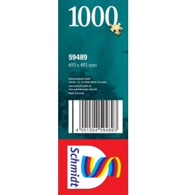 Schmidt Spiele Puzzle Disney 101 Dalmatiner (Thomas Kinkade) – 1000 Teile für Fans