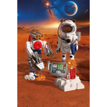 ESA: Astronaut mit Roboter