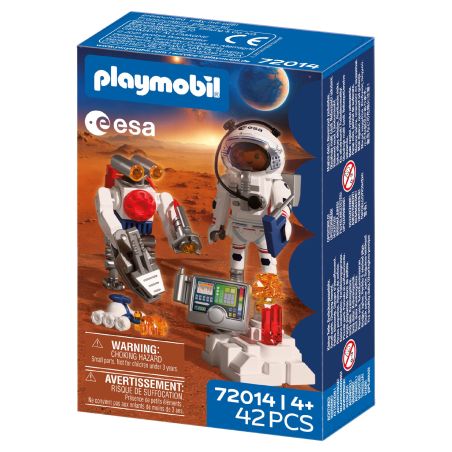 ESA: Astronaut mit Roboter