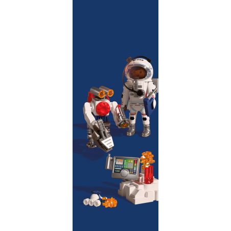 ESA: Astronaut mit Roboter