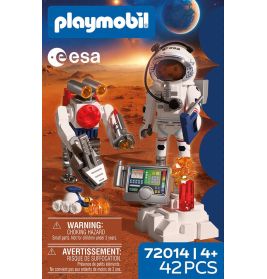 ESA: Astronaut mit Roboter