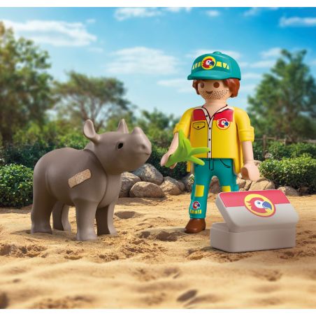 DuoPack Tierpfleger mit Nashorn