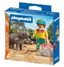 DuoPack Tierpfleger mit Nashorn