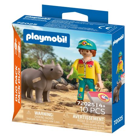 DuoPack Tierpfleger mit Nashorn