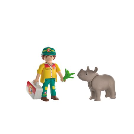 DuoPack Tierpfleger mit Nashorn