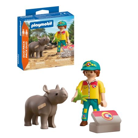 DuoPack Tierpfleger mit Nashorn