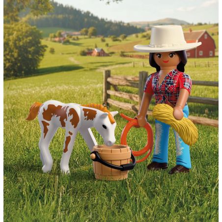 DuoPack Reiterin mit Fohlen