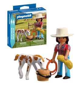 DuoPack Reiterin mit Fohlen