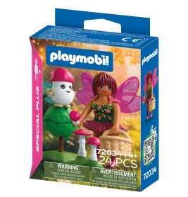 Waldfee mit süßem Helfer