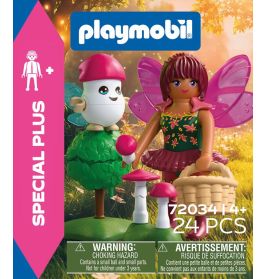 Waldfee mit süßem Helfer