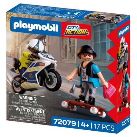 Verfolgungsjagd mit Motorrad