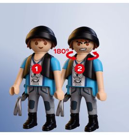 Verfolgungsjagd mit Motorrad