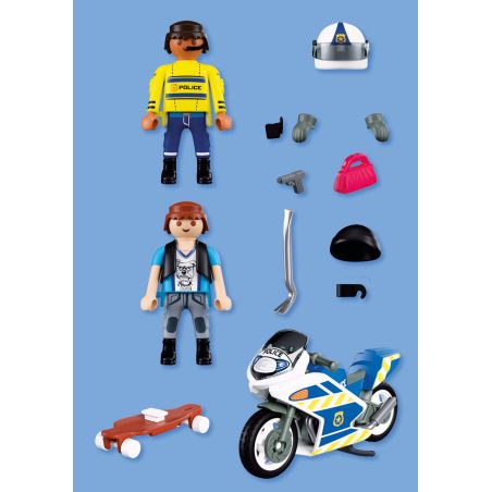 Verfolgungsjagd mit Motorrad