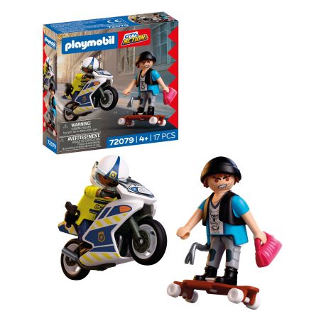 Verfolgungsjagd mit Motorrad