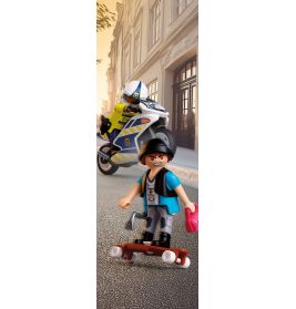 Verfolgungsjagd mit Motorrad