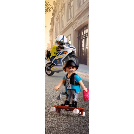 Verfolgungsjagd mit Motorrad