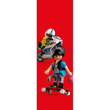 Verfolgungsjagd mit Motorrad