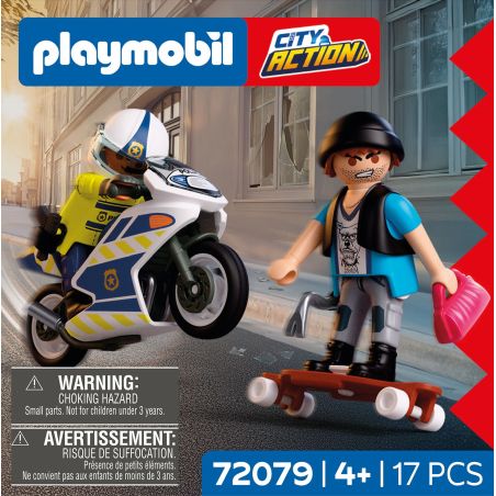 Verfolgungsjagd mit Motorrad