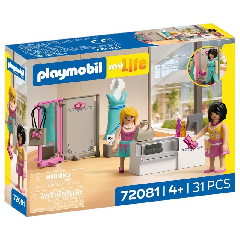 Playmobil My Life Set 72081: Zwei Figuren in einer Boutique. Ab 4 Jahren, 31 Teile.