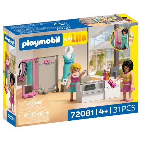 Playmobil My Life Set 72081: Zwei Figuren in einer Boutique. Ab 4 Jahren, 31 Teile.