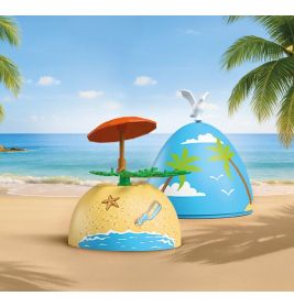 Spiel-Ei: Strandurlaub