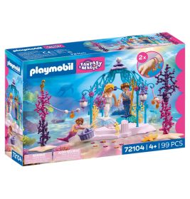 Playmobil Fantasy Magic Unterwasser-Set mit Meerjungfrauen und bunten Meeres-Dekos, 99 Teile.