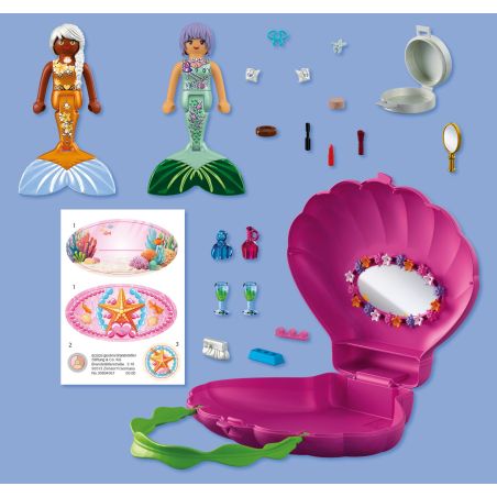 Muscheltasche Meerjungfrauen