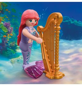 Meerjungfrau mit Geschenk