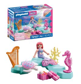 Meerjungfrau mit Geschenk