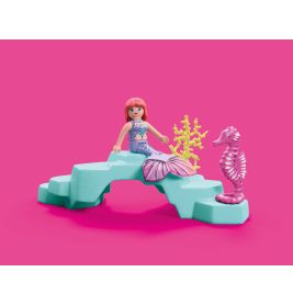 Meerjungfrau mit Geschenk