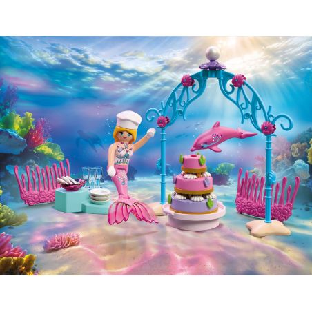 Unterwasserhochzeits-Buffet