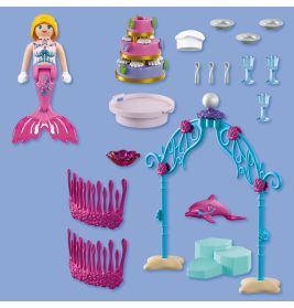 Unterwasserhochzeits-Buffet