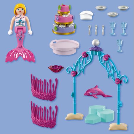 Unterwasserhochzeits-Buffet